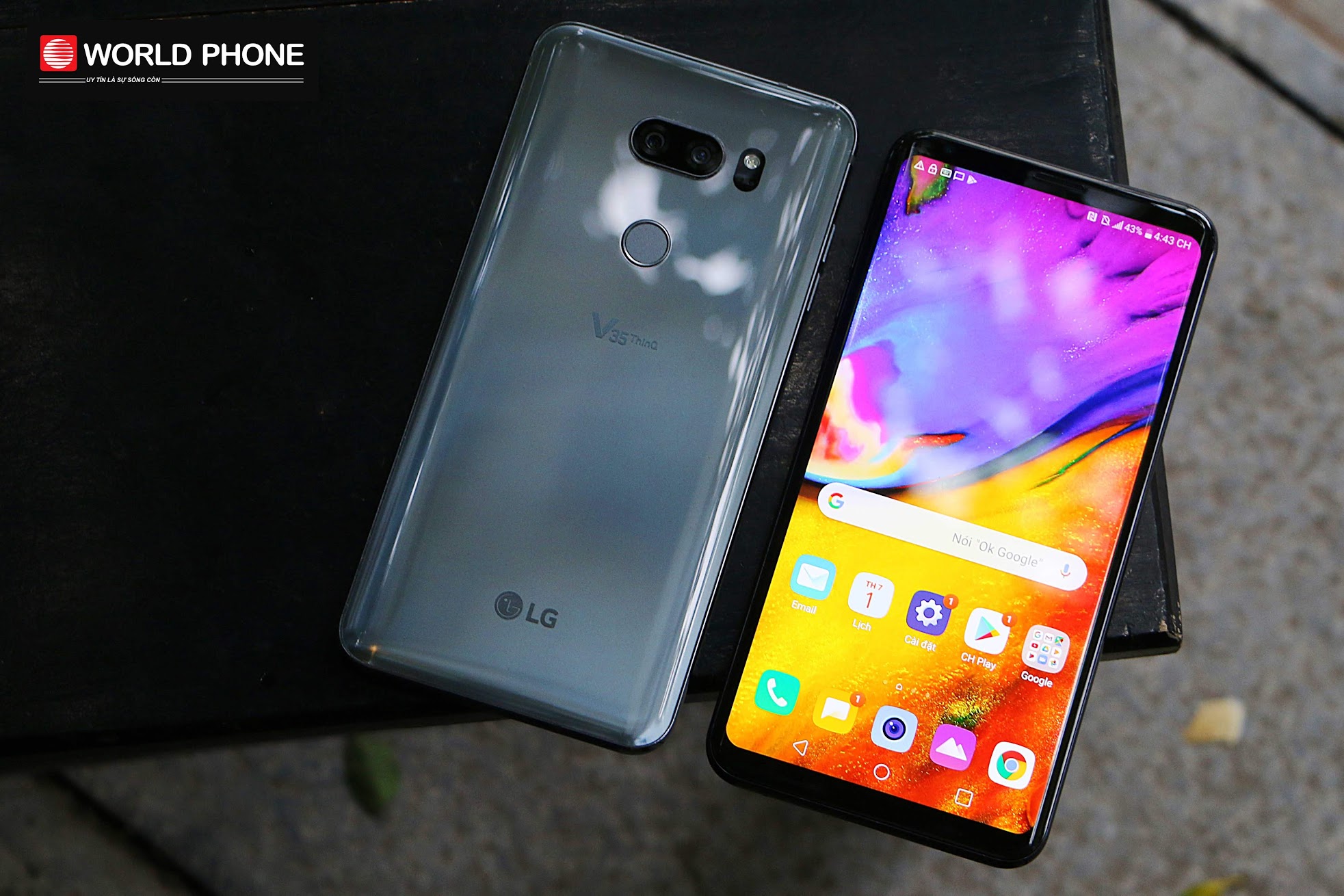 LG V35 với màn hình OLED với kích thước 6 inch, độ phân giải 2880 x 1440 pixels