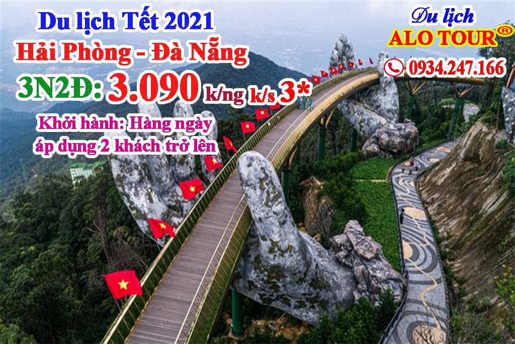 Tour du lịch Hải Phòng Đà Nẵng dịp Tết Âm, Dương lịch 2020