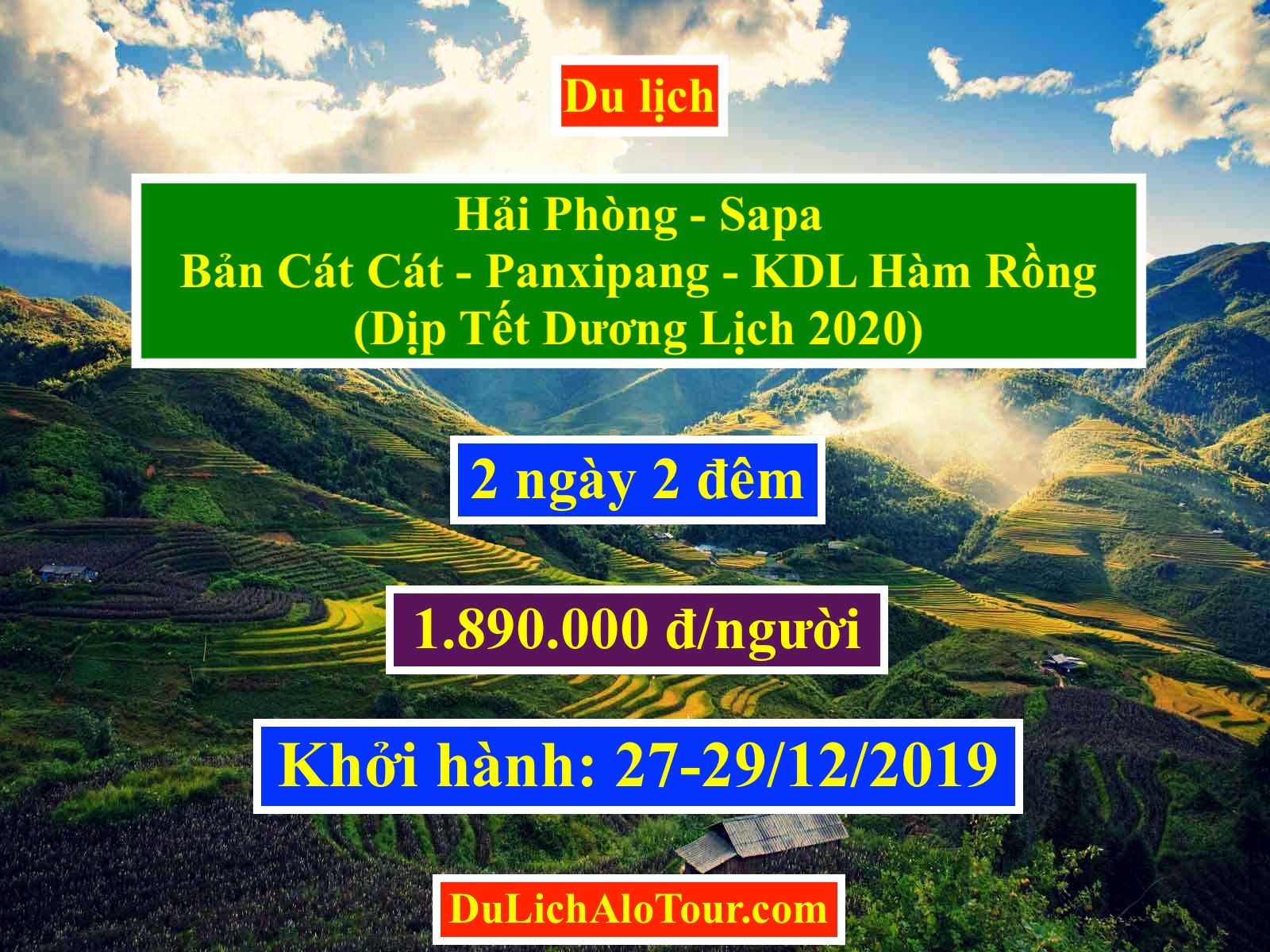 chương trình Tour du lịch Hải Phòng Sapa (2 ngày 2 đêm)