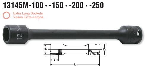 Thanh tuýp dài 3/8 inch, Koken 13145M