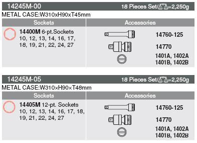 Đầu khẩu Koken 14245M-00 loại 6 cạnh, Koken 14245M-00