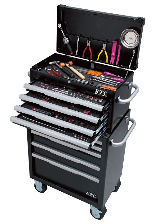 Xe dụng cụ 5 ngăn kéo và hộp đựng 4 ngăn, EKR-1004, EKW-1005