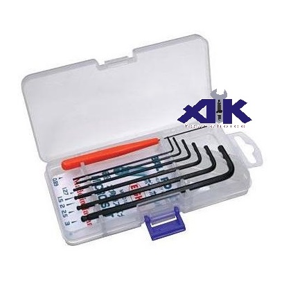 Bộ lục giác chữ L, MC-016D, bộ lục giác từ 0.89 đến 4mm, Eight MC-016D