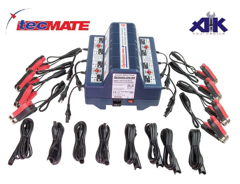 Máy sạc 8 bình, máy sạc TecMate, máy sạ bình điện OptiMate PRO-8