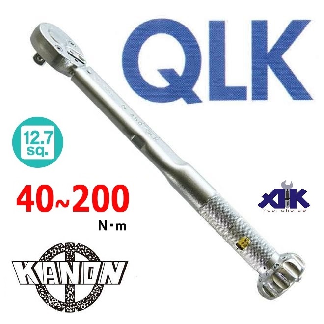 Cờ lê lực Kanon N200QLK, cần xiết lực đặt lực, cờ lê lực đặt lực trước,