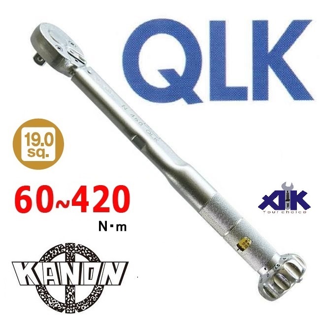 Cần xiết lực N420QLK, cần xiết lực đặt lực trước, dải lực 60-420Nm