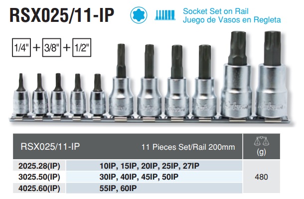 Koken RSX025/11-IP, bộ sao Koken 6 cạnh, Koken 3025IP, Koken 3025.50IP