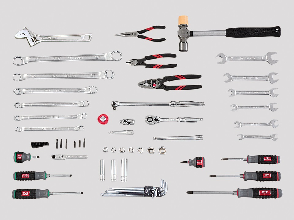 Bộ dụng cụ bảng treo, bộ bảng treo dụng cụ, KTC SK3560SS, KTC SK3568SS