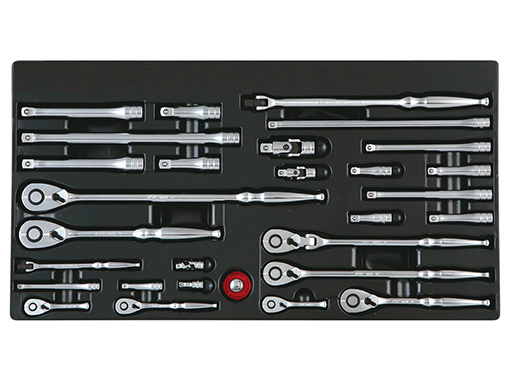 Bộ tay vặn KTC, khay đựng dụng cụ KTC, KTC SK8031EX, bộ đầu tuýp KTC