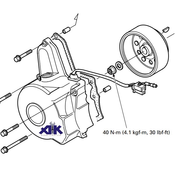 Xiết ốc vô lăng điện, ốc bánh đà, xiết ốc bánh đà, ốc vô lăng điện xe máy