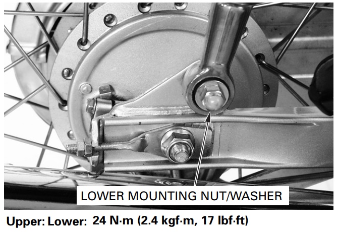 Xiết ốc trục bánh xe, ốc bánh xe sau, xiết ốc giảm xóc sau,