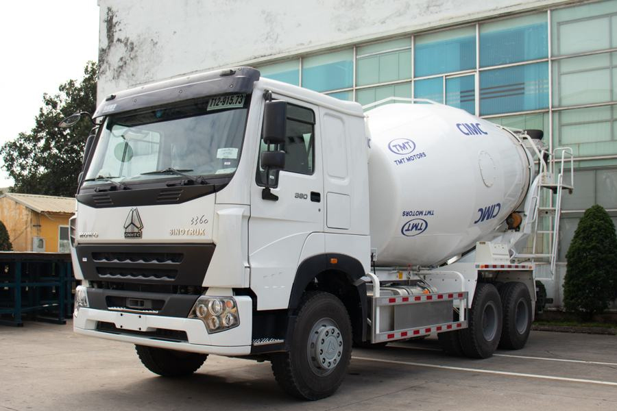 Xe trộn bê tông Sinotruk nhỏ 7 khối