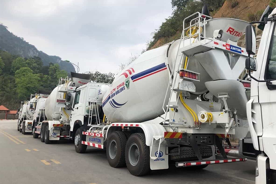 Hình ảnh xe bồn bê tông 10m3