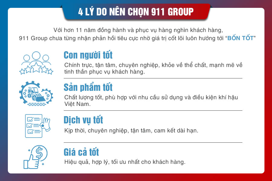 4 lí do nên chọn 911