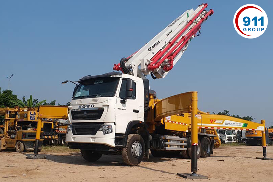 xe bơm bê tông XCMG