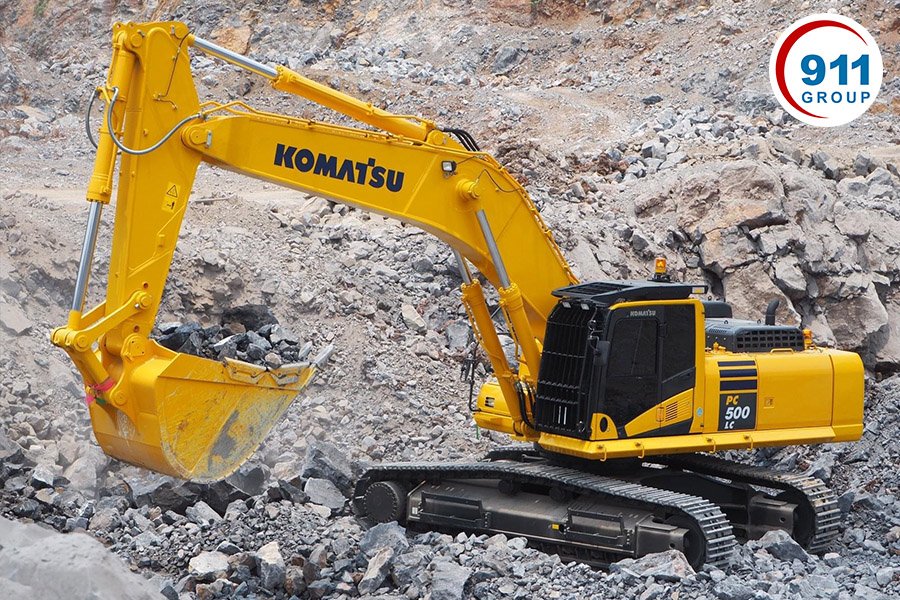 máy xúc đào Komatsu
