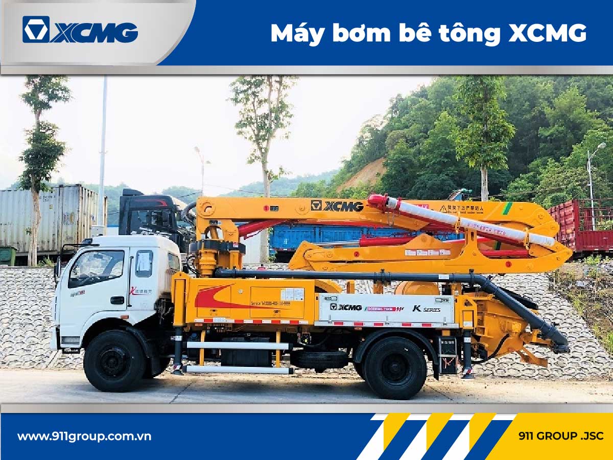 Xe bơm bê tông XCMG cần 75M