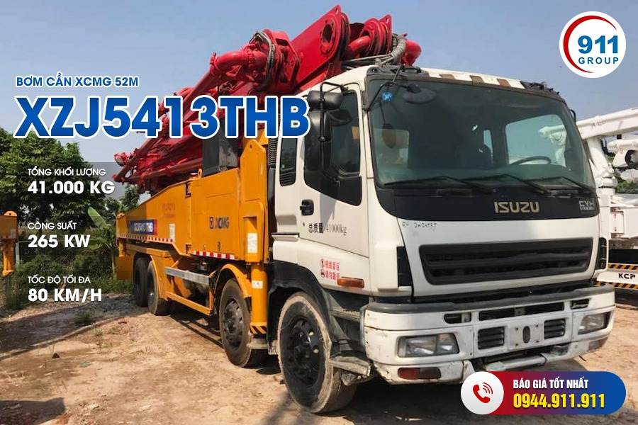Bơm bê tông XCMG 52M