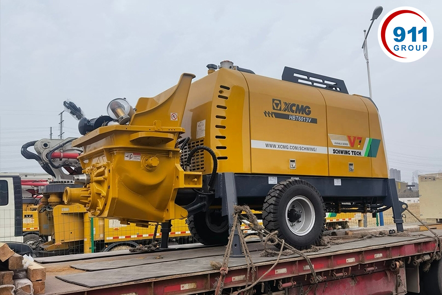 Xe bơm bê tông tĩnh