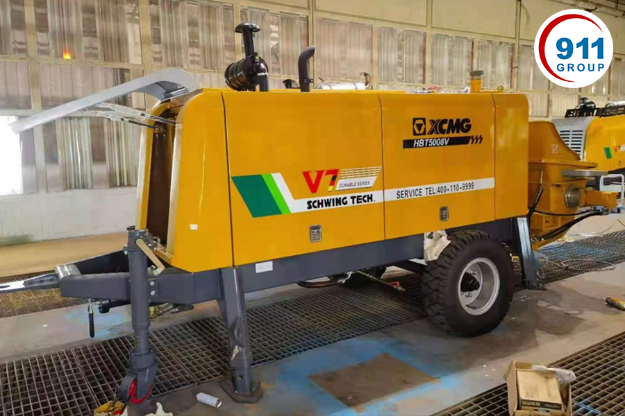 Xe bơm bê tông tĩnh XCMG