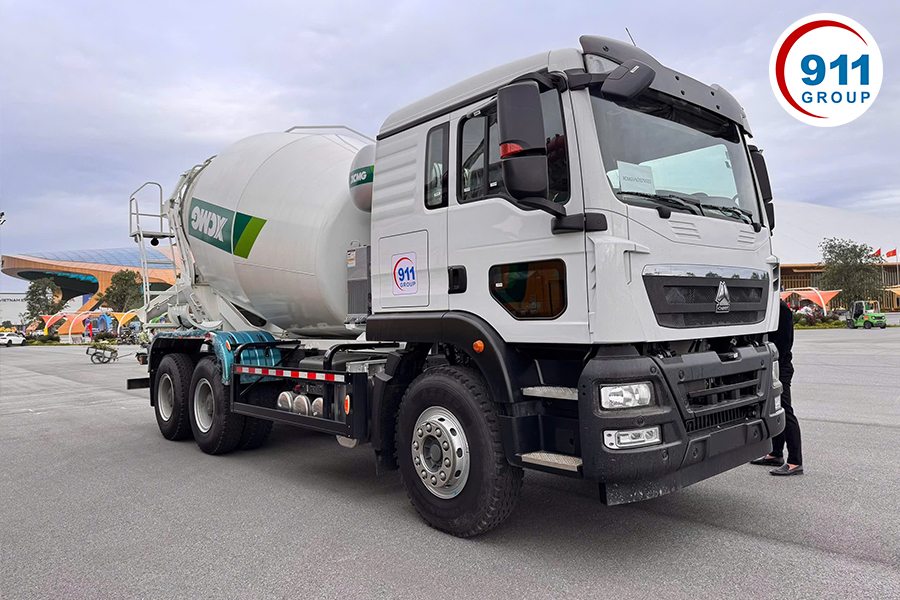 xe bồn trộn bê tông Howo