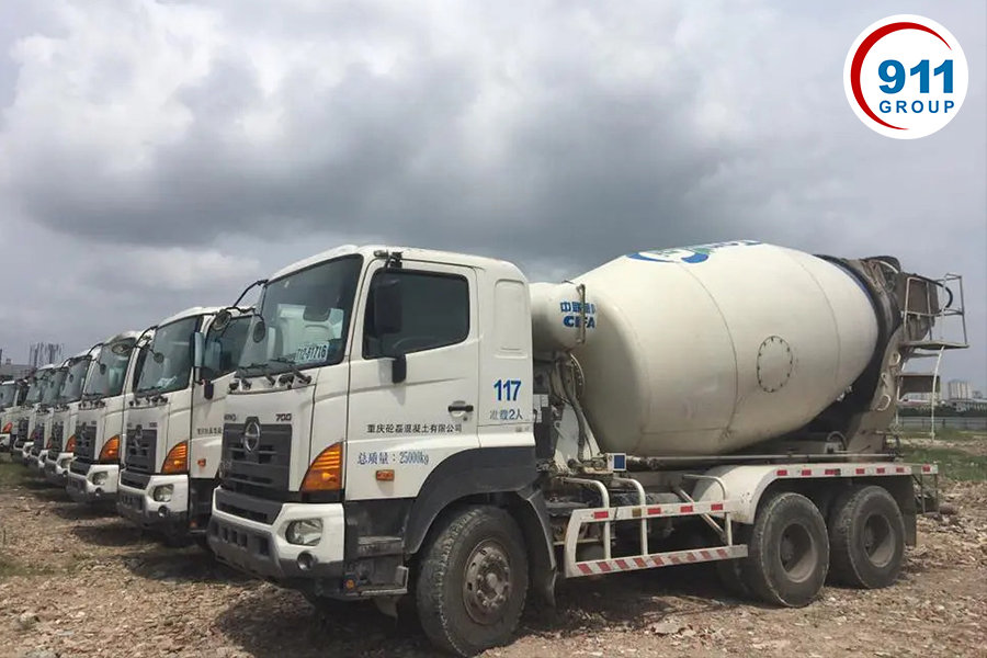 Xe Bồn Trộn Bê Tông Cũ