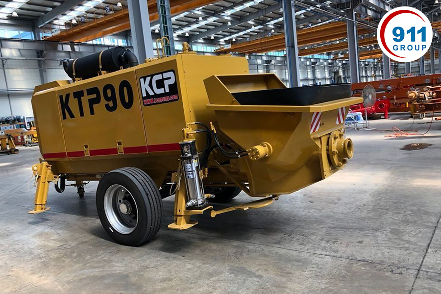 Xe bơm bê tông tĩnh KCP