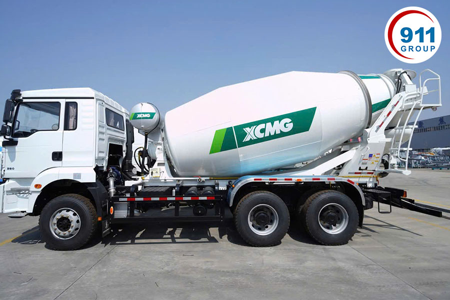 Xe trộn bê tông XCMG tại Tập Đoàn 911