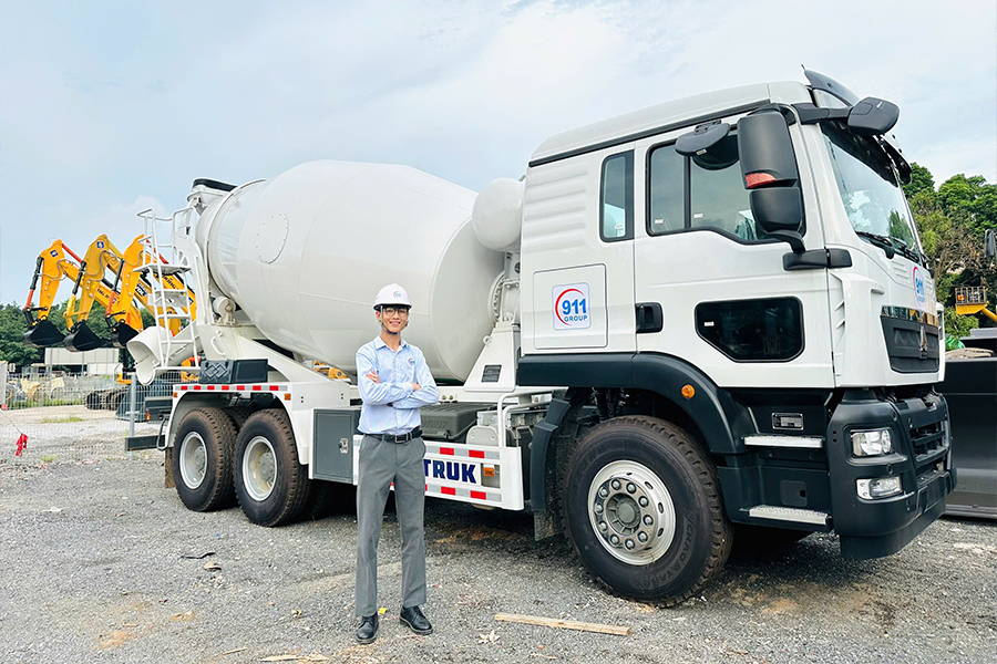 Xe trộn bê tông XCMG 10 Tấn