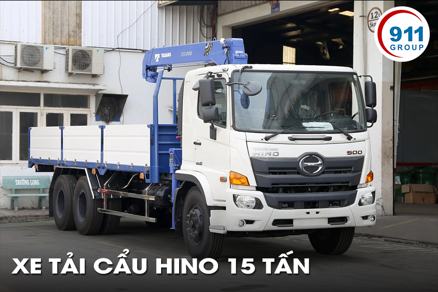 Xe Tải Cẩu Hino 15 Tấn