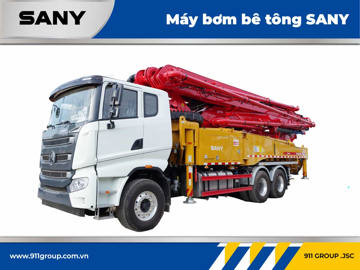 Xe bơm bê tông Sany cần 86M