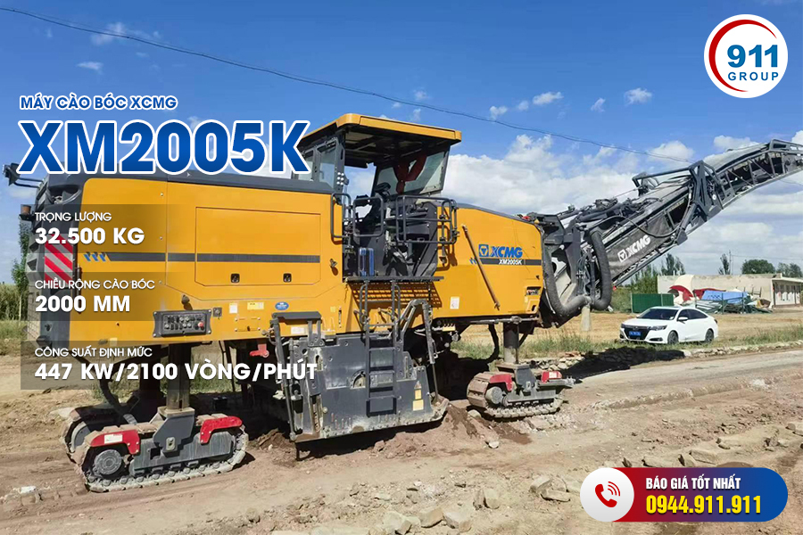 Xe Cào Bóc Mặt Đường XCMG XM2005K