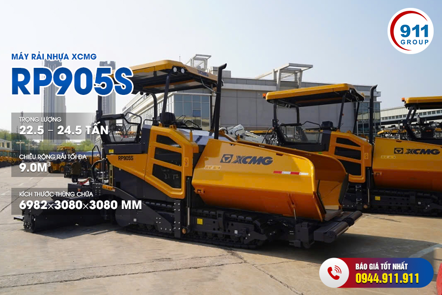 Máy rải nhựa XCMG RP905S