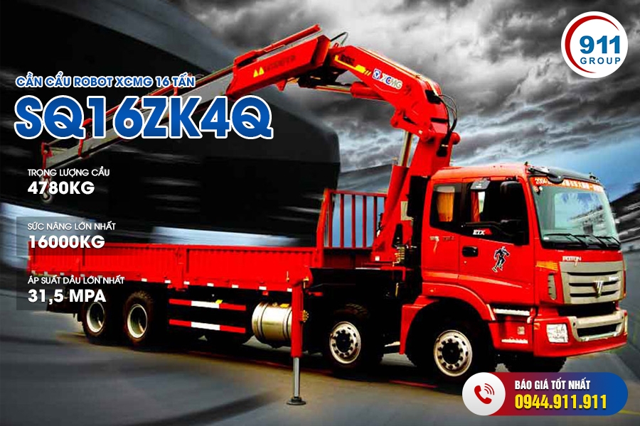 Cần cẩu robot XCMG 16 tấn - XCMG SQ16ZK4Q