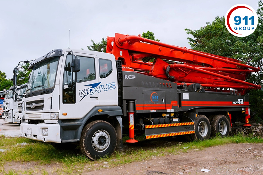 Vận Hành Xe Bơm Bê Tông