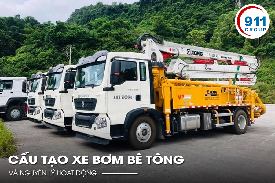 Cấu Tạo Xe Bơm Bê Tông