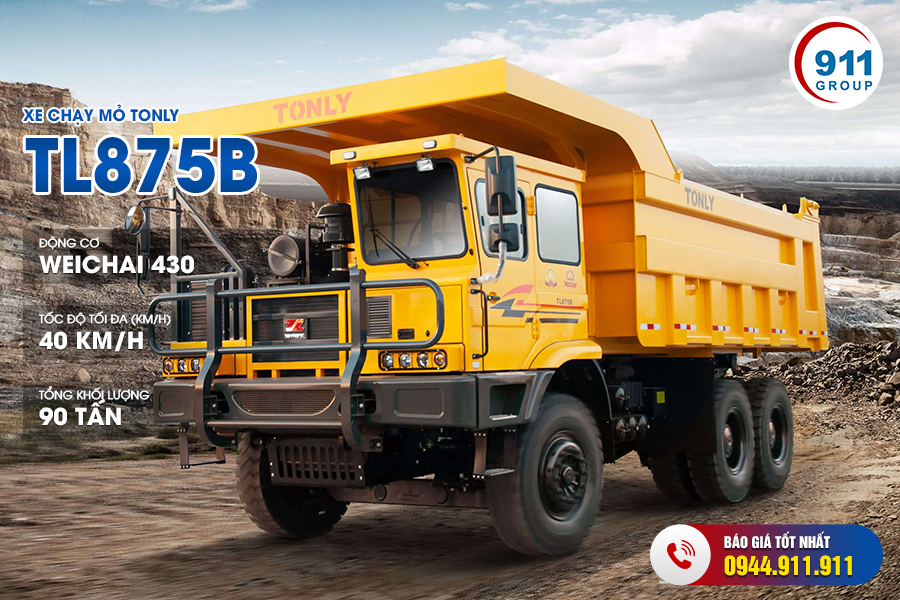 Xe ben mỏ TONLY TL875B