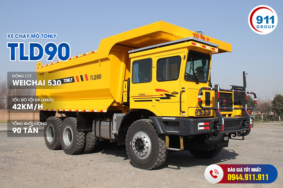 Xe ben mỏ TONLY TLD90