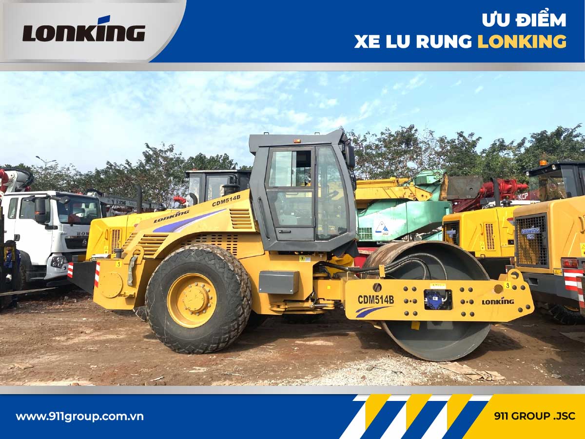 Hình ảnh xe lu rung lonking 