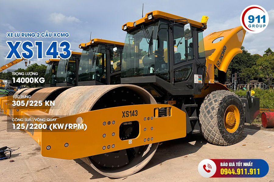 Xe Lu Rung 2 Cầu XCMG XS143