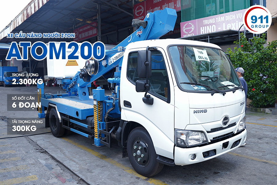 Xe cẩu nâng người Z-Ton - Model : Atom 200