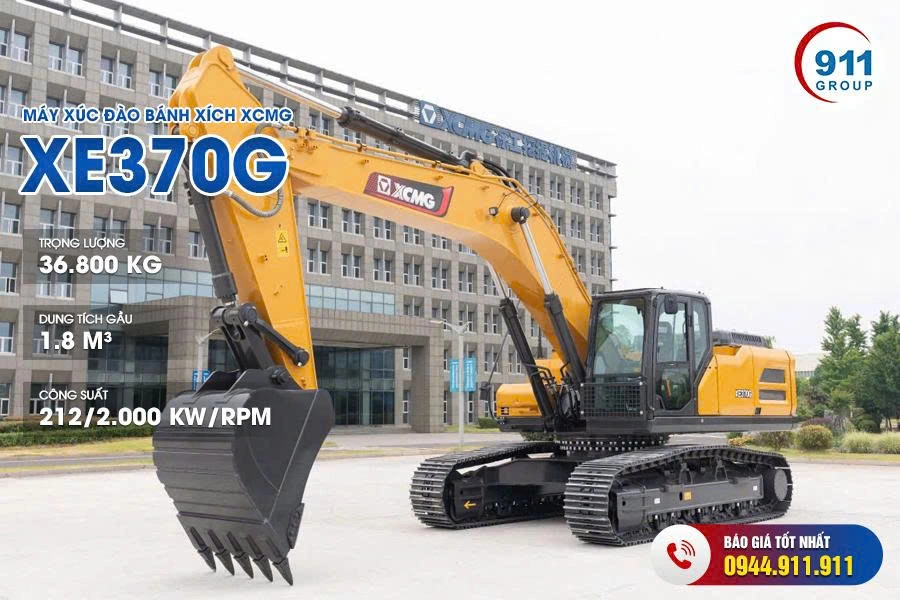 Máy xúc đào XE370G