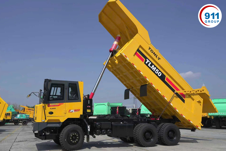 Xe ben chạy mỏ Tonly