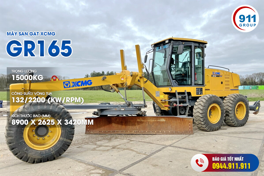 máy san gạt XCMG GR165