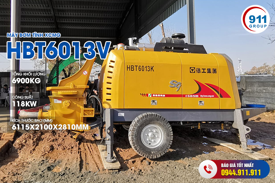 Máy Bơm Tĩnh XCMG - Model xe: HBT6013V