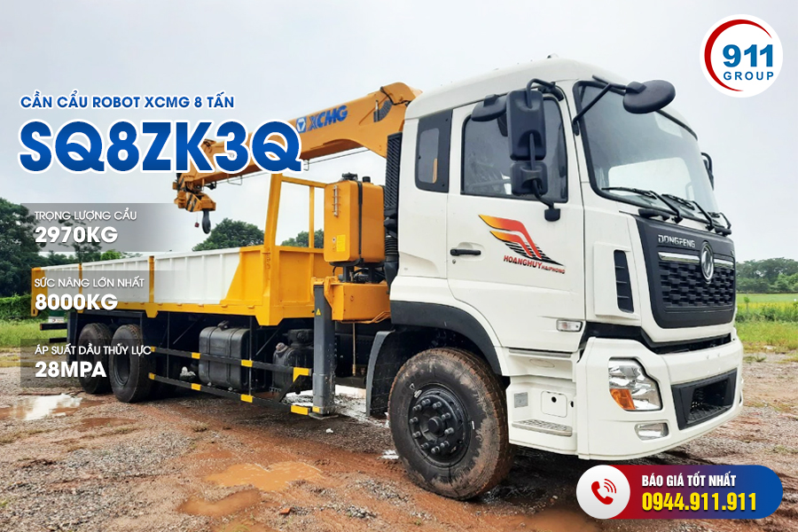 Cần cẩu robot XCMG 8 tấn - XCMG SQ8ZK3Q