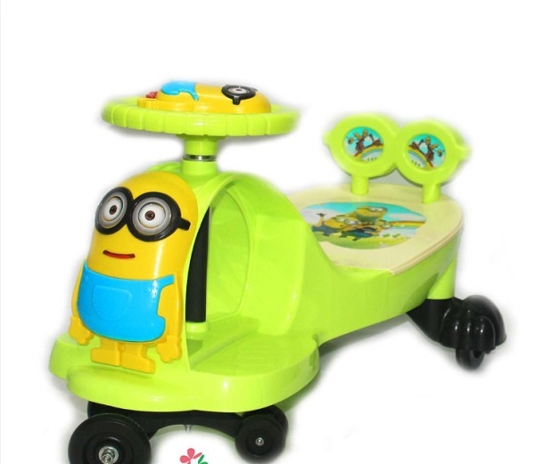 Xe lắc trẻ em hai người ngồi có tựa lưng cho bé