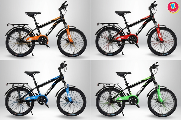 Xe đạp địa hình trẻ em TK-25 phối màu nổi bật, đa dạng màu sắc cho bé 2 - 12 tuổi