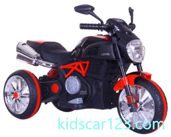 Mô tô điện trẻ em ba bánh CLD 6688 thiết kế 2 động cơ 2 ống bô