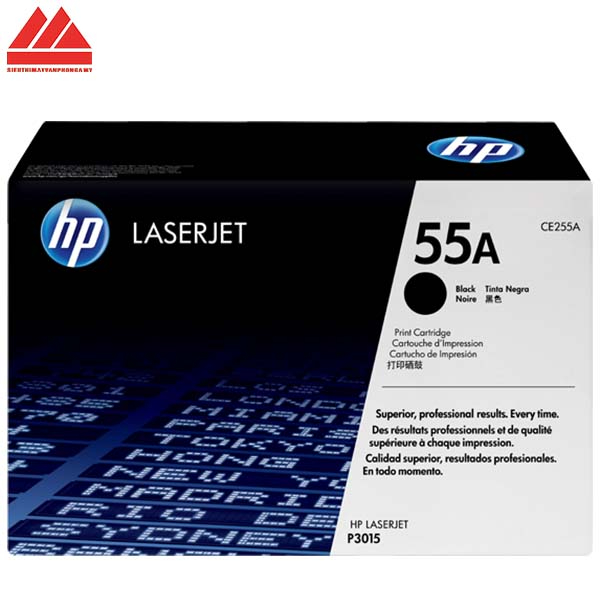 Mực in HP 55A Black Toner Cartridge CE255A tại Máy văn phòng Á Mỹ